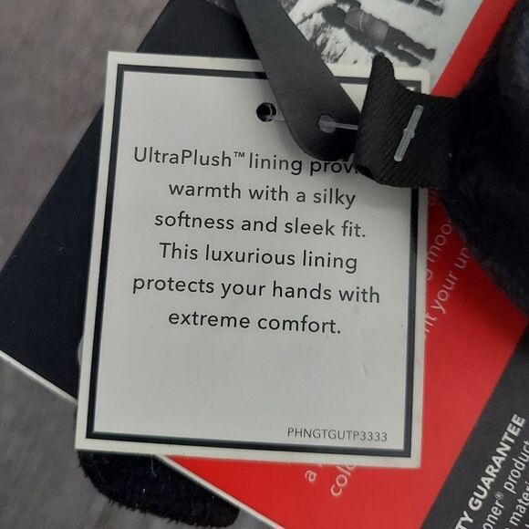 ISOTONER SIGNATURE  CASUAL SMART TOUCH LEATHER GLOVES SZ LARGE NEW WITH TAG - Picture 4 of 5